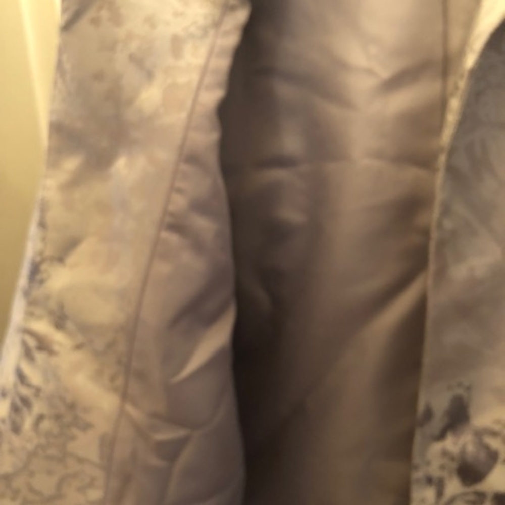 Calvin Klein Floral Metallic Oversized Blazer - Picture 7 of 7